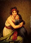 Madame Vigee-Le Brun et sa fille by Elisabeth Louise Vigee-Le Brun